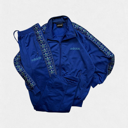 Vintage 90s Adidas originals side stripe tracksuit (S)