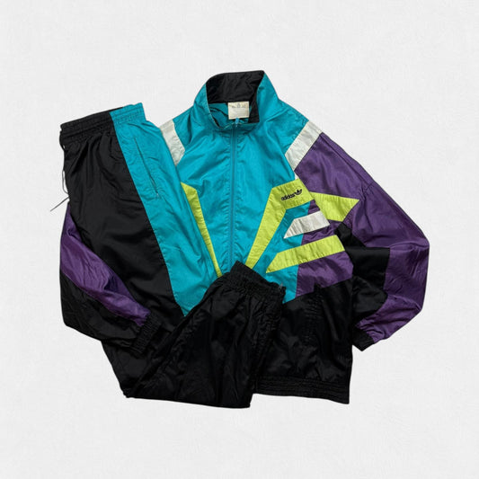 Vintage 90s adidas originals colour block tracksuit (M)