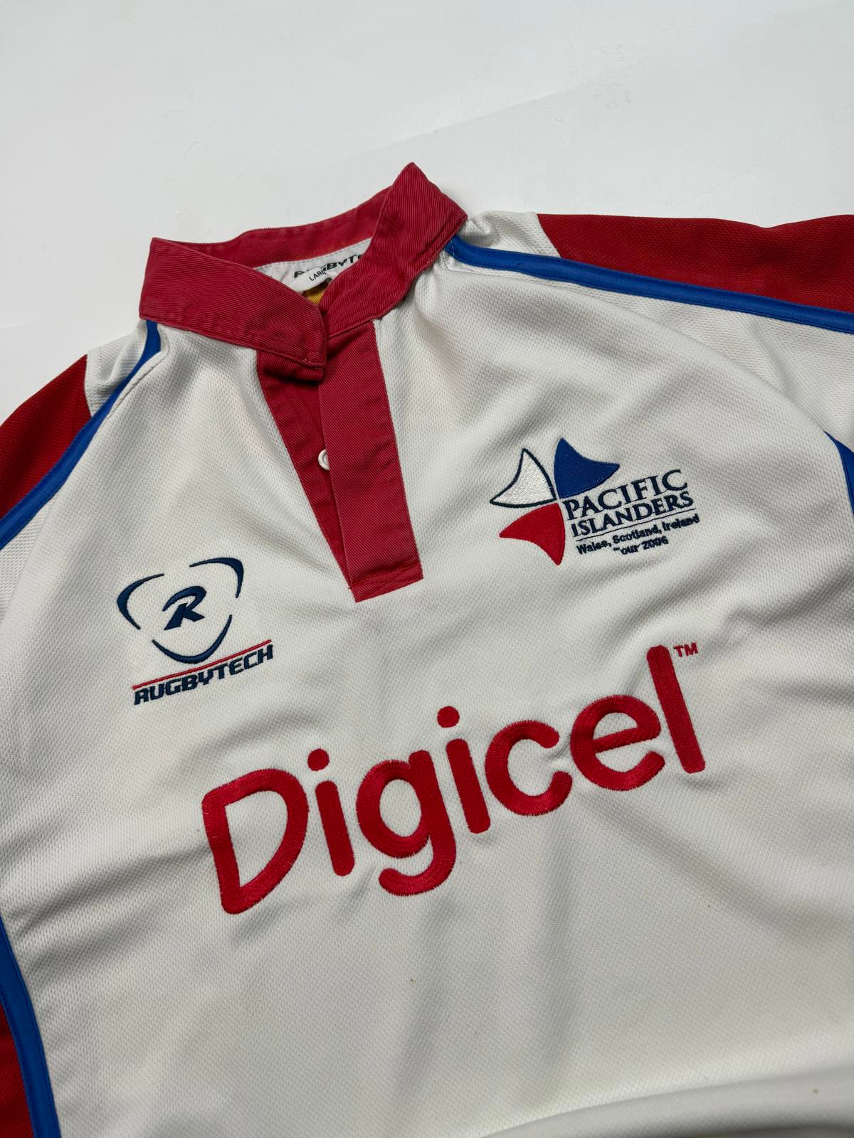 Vintage Pacific Islanders 2006 rugby union shirt (L)