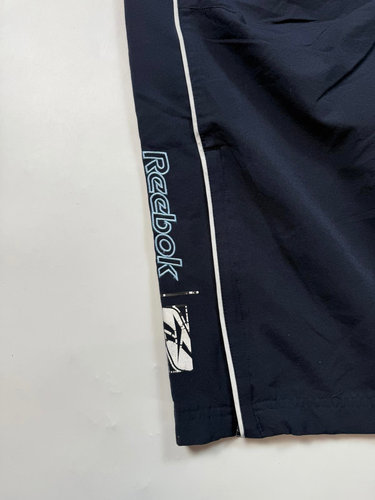 Vintage Reebok spell out baggy track pants (XL)