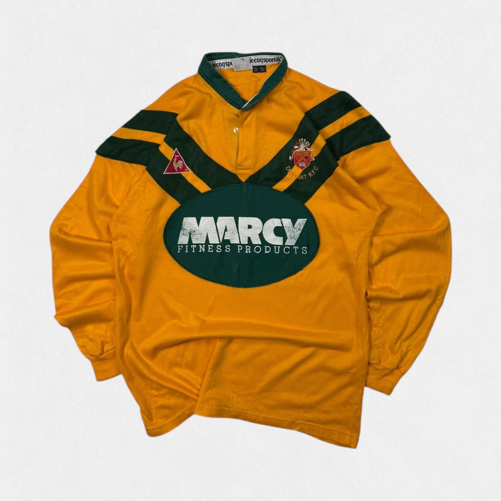 Vintage 90s Dunnant le coq sportif rugby union shirt (M)