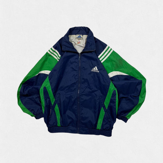 Vintage 90s Adidas colour block track jacket (S)