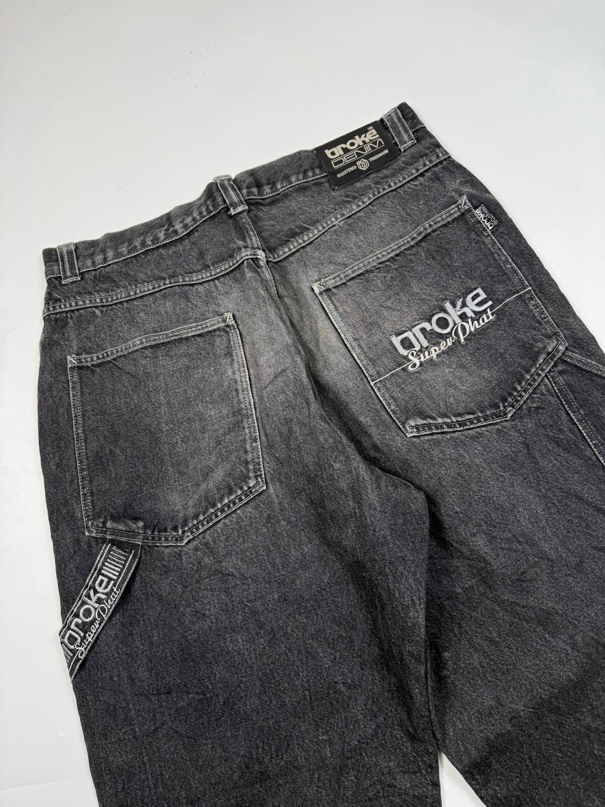 Vintage Y2K baggy hip hop carpenter jeans (W34)