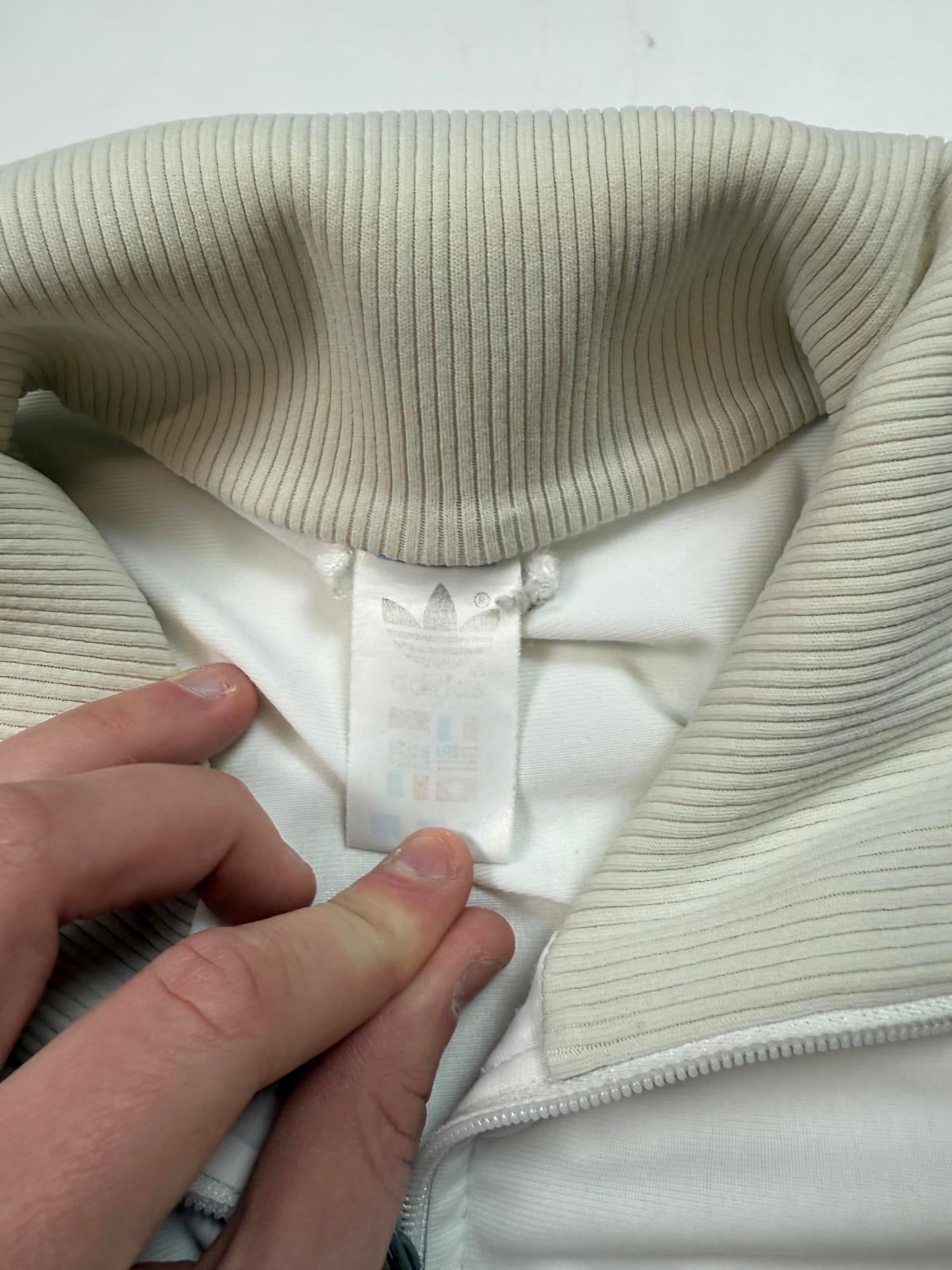 Vintage 80s Adidas originals colour block track top (M)