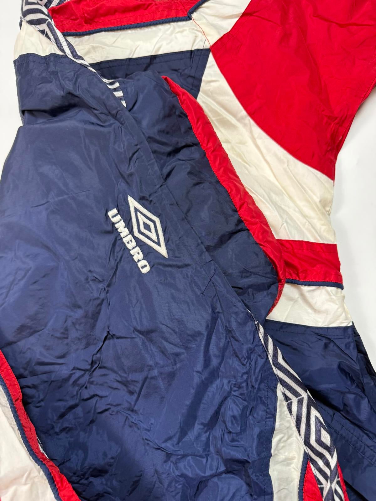 Vintage 90s Umbro Italian football track jacket (L)