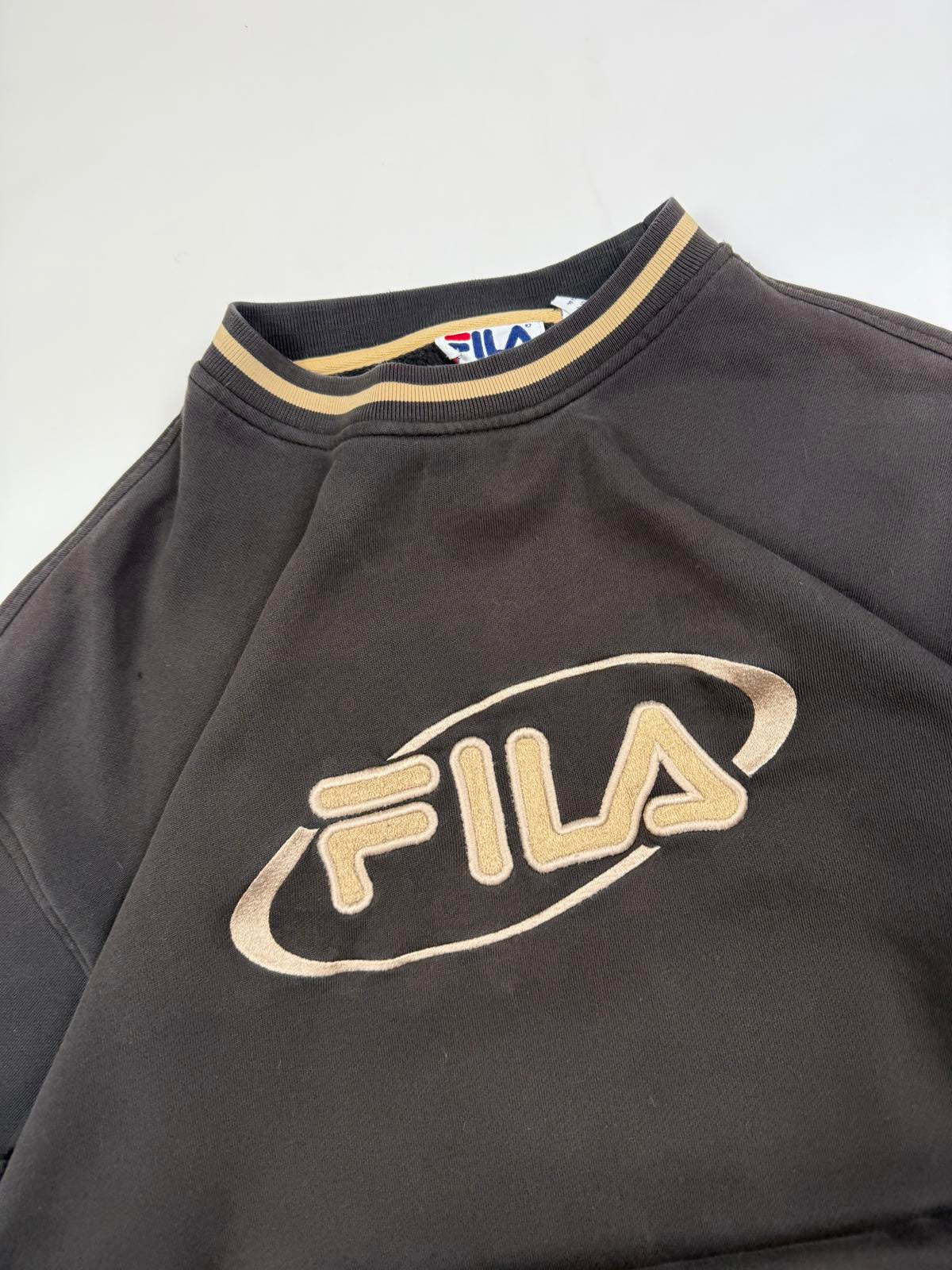 Vintage 90s Fila spell out sweatshirt (XL)