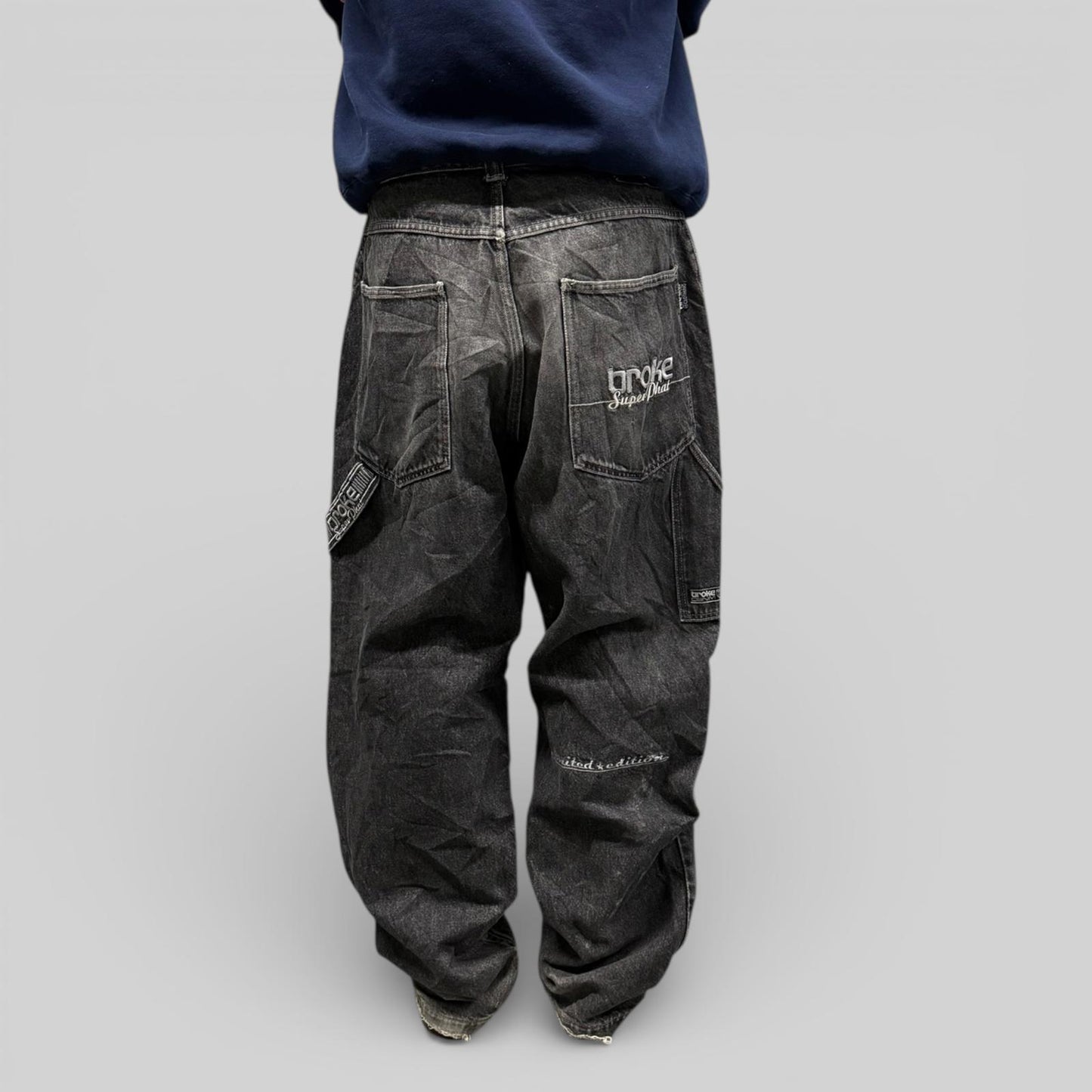 Vintage Y2K baggy hip hop carpenter jeans (W34)