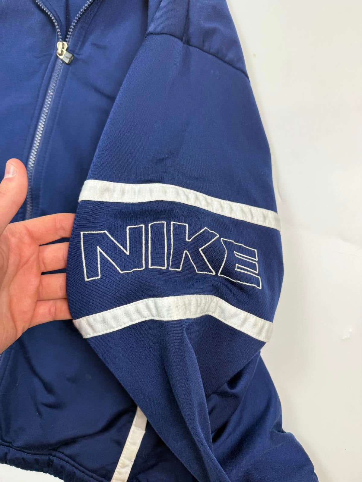 Vintage 90s Nike mini swoosh track jacket (M)