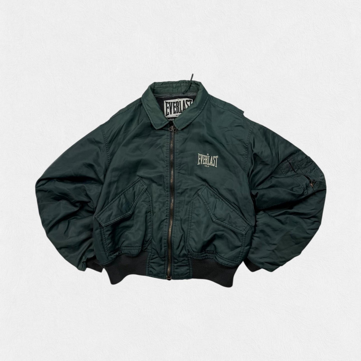 Vintage 80s Everlast bomber jacket (L)