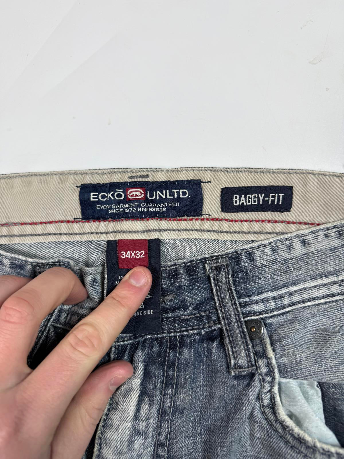 Vintage Ecko Unltd baggy hip hop jeans (W32)