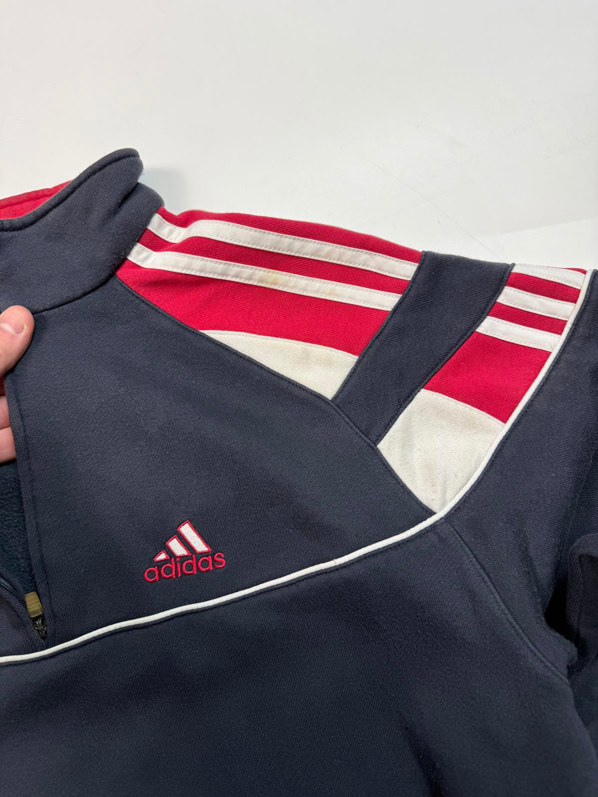 Vintage Adidas quarter zip sweatshirt (S)