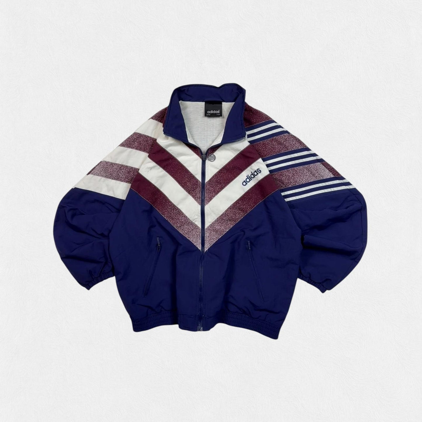 Vintage 90s adidas originals colour block track jacket (M)