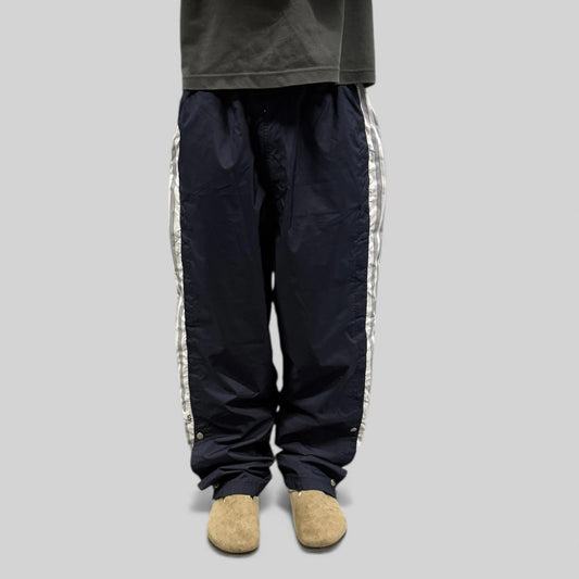 Vintage 90s adidas side stripe baggy track pants (XL)