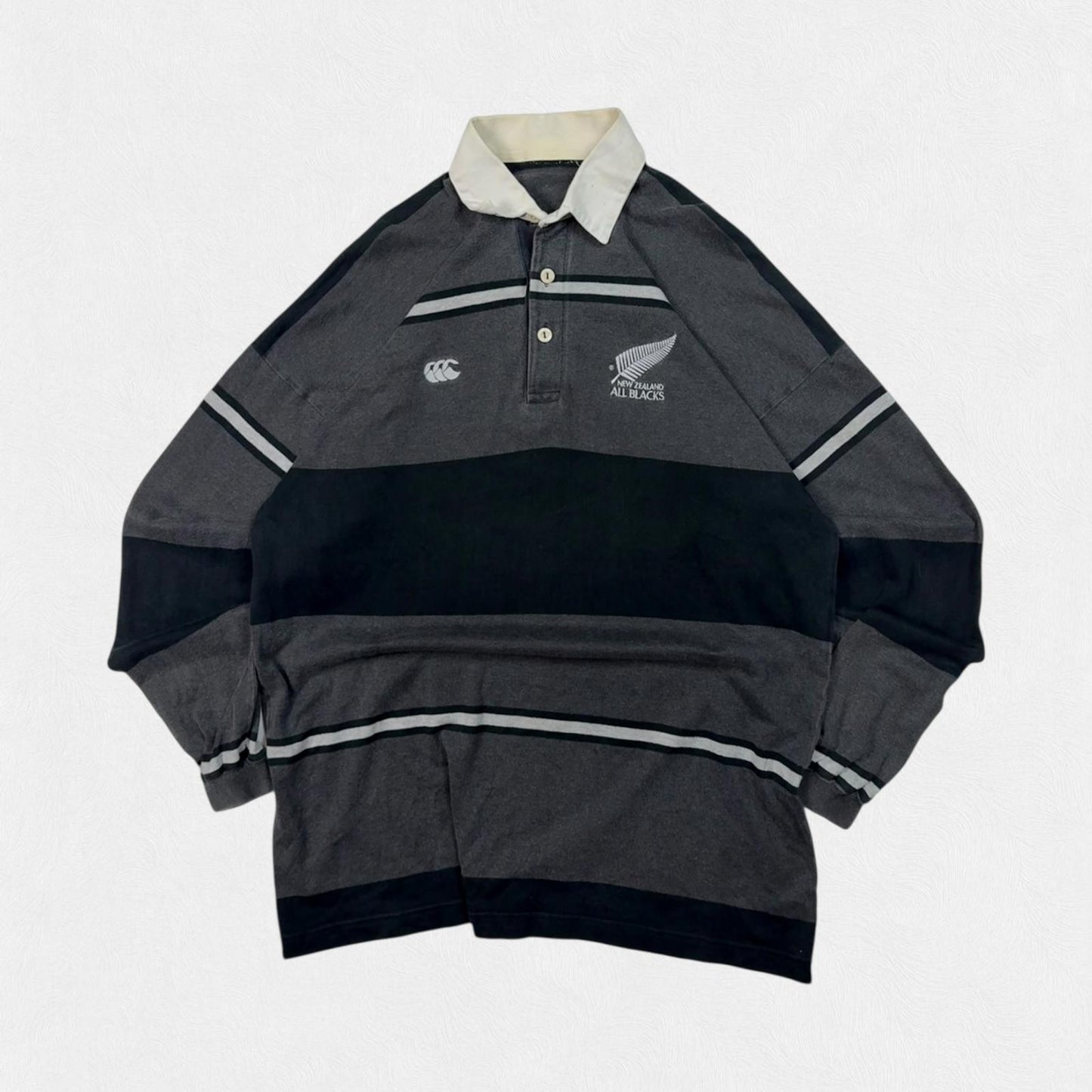 Vintage 90s New Zealand all blacks Canterbury rugby shirt (XL)