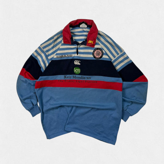 Vintage 90s Edinburgh academical Canterbury rugby union shirt (L)