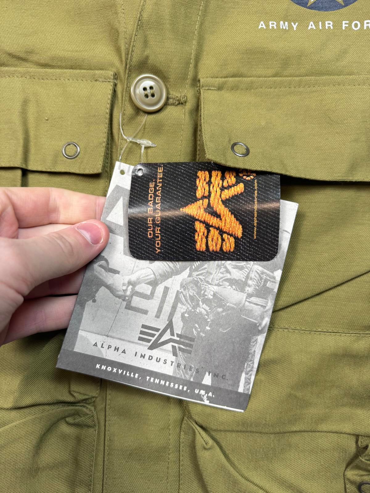 Vintage 90s BNWT Alpha Industries vest jacket (L)