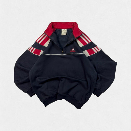 Vintage Adidas quarter zip sweatshirt (S)