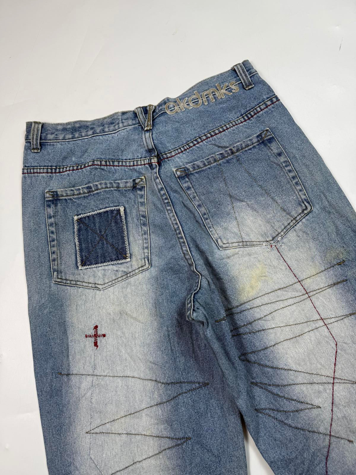 Vintage Akademiks baggy hip hop Jeans (W32)