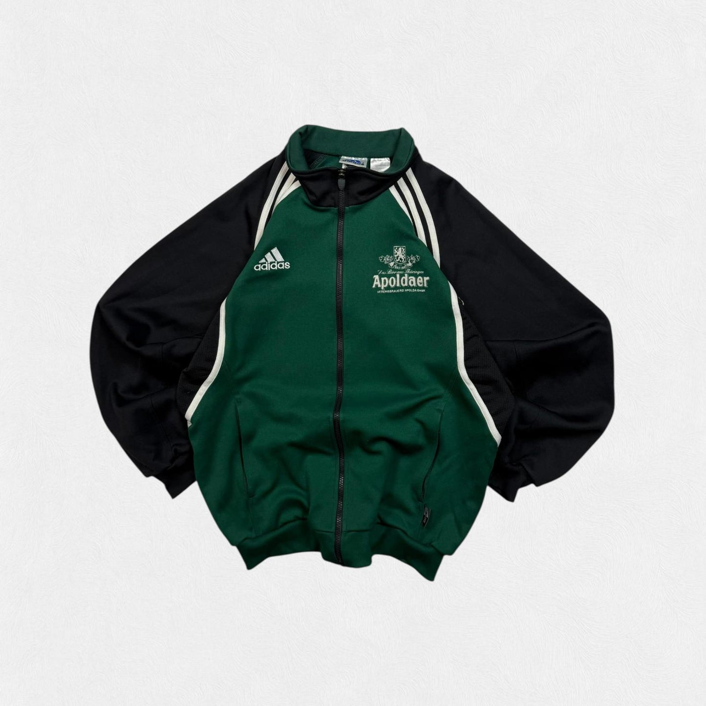 Vintage 90s Adidas colour block track top (L)