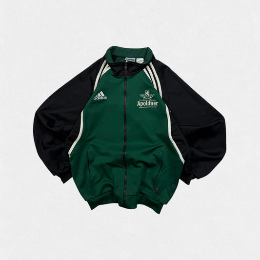 Vintage 90s Adidas colour block track top (L)