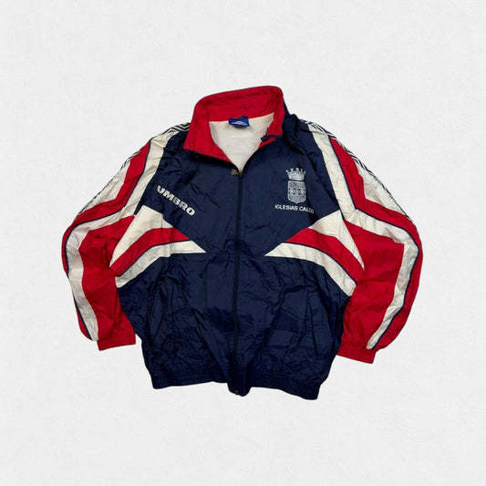 Vintage 90s Umbro Italian football track jacket (L)