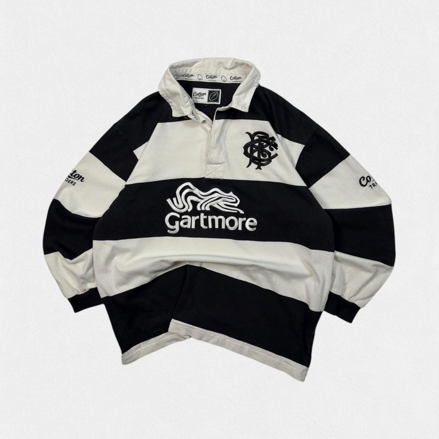 Vintage Barbarians 2009 cotton traders rugby union shirt (L)