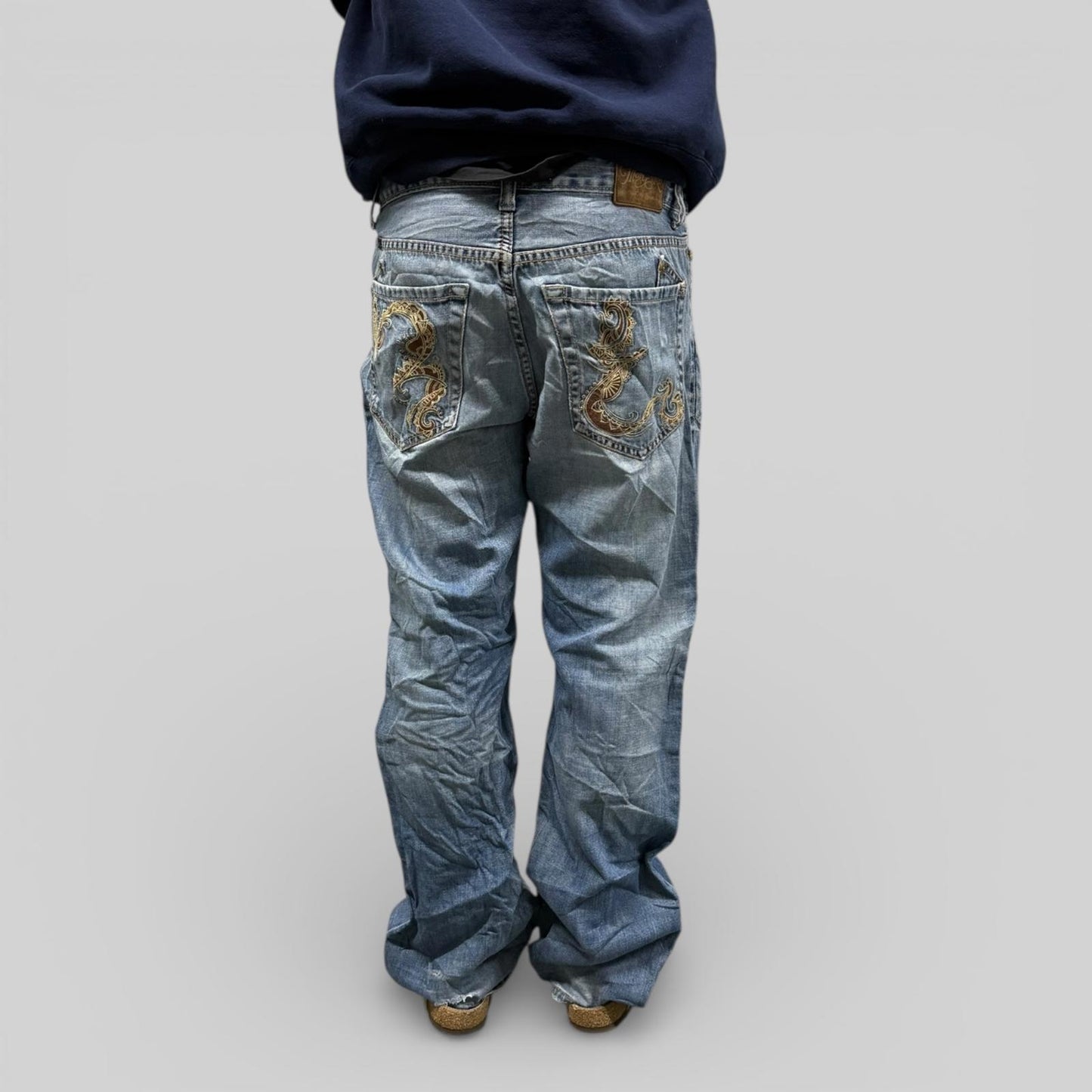 Vintage Y2K baggy hip hop Jeans (W32)