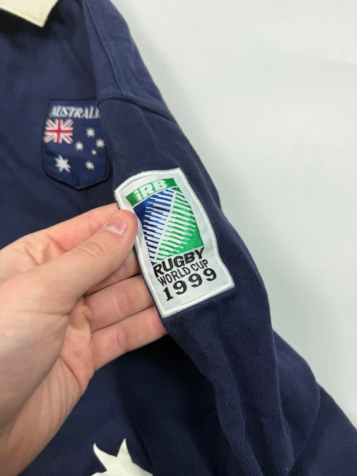 Vintage Australia 1999 world cup Mizuno rugby union shirt (M)