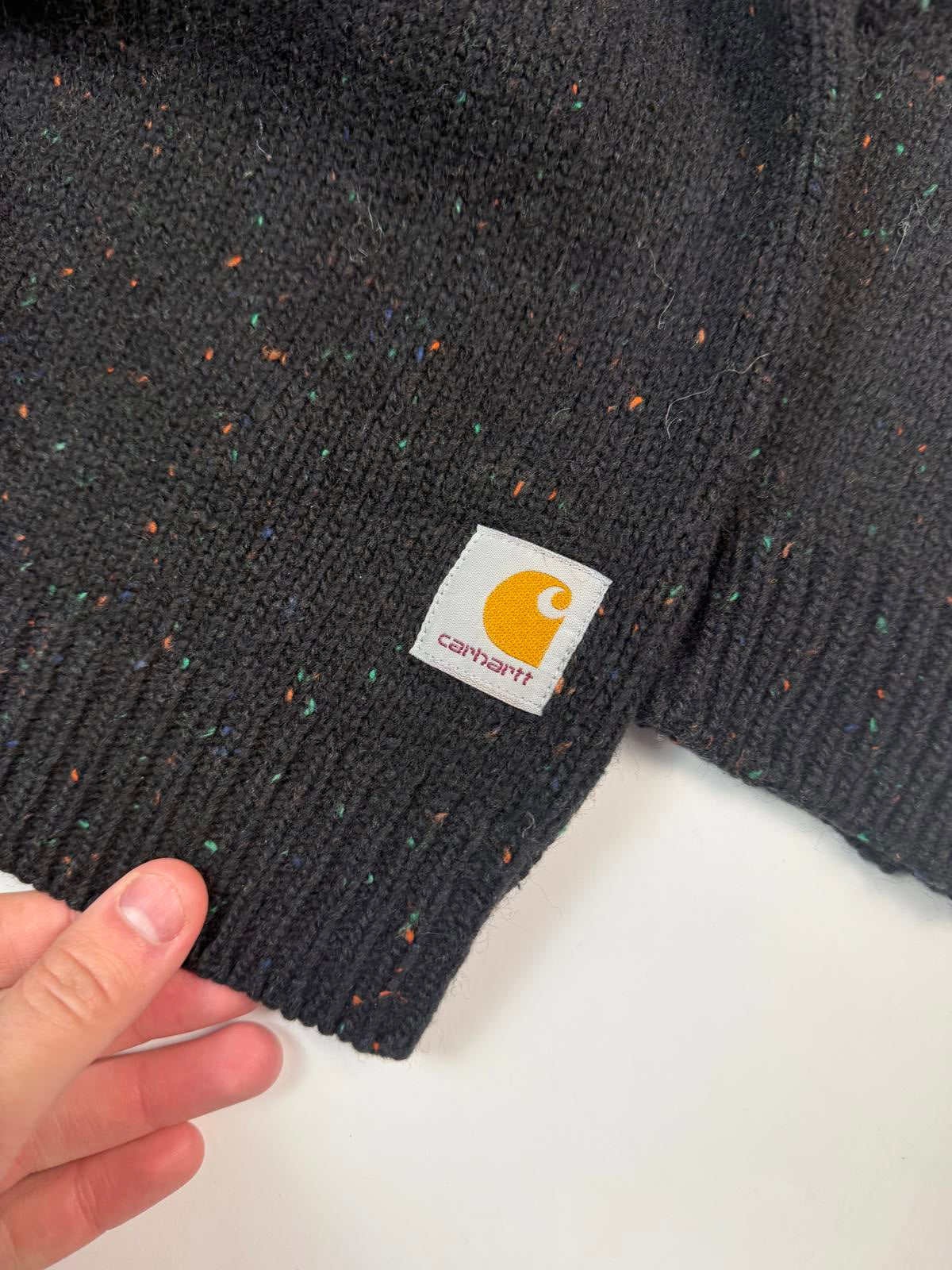 Carhartt anglistic wool knit sweater (S)