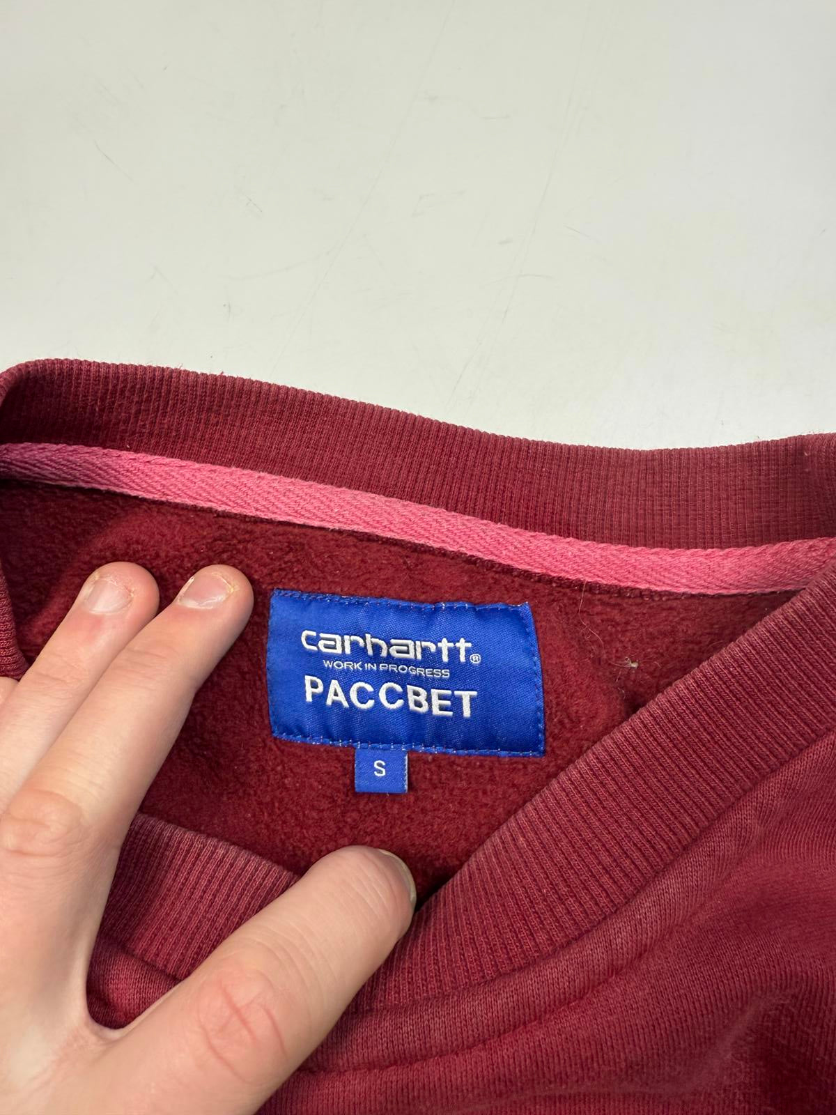 Carhartt WIP Paccbet spell out sweatshirt (S)