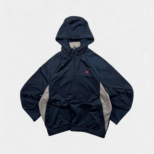 Vintage Nike hooded lightweight track jacket (XL)