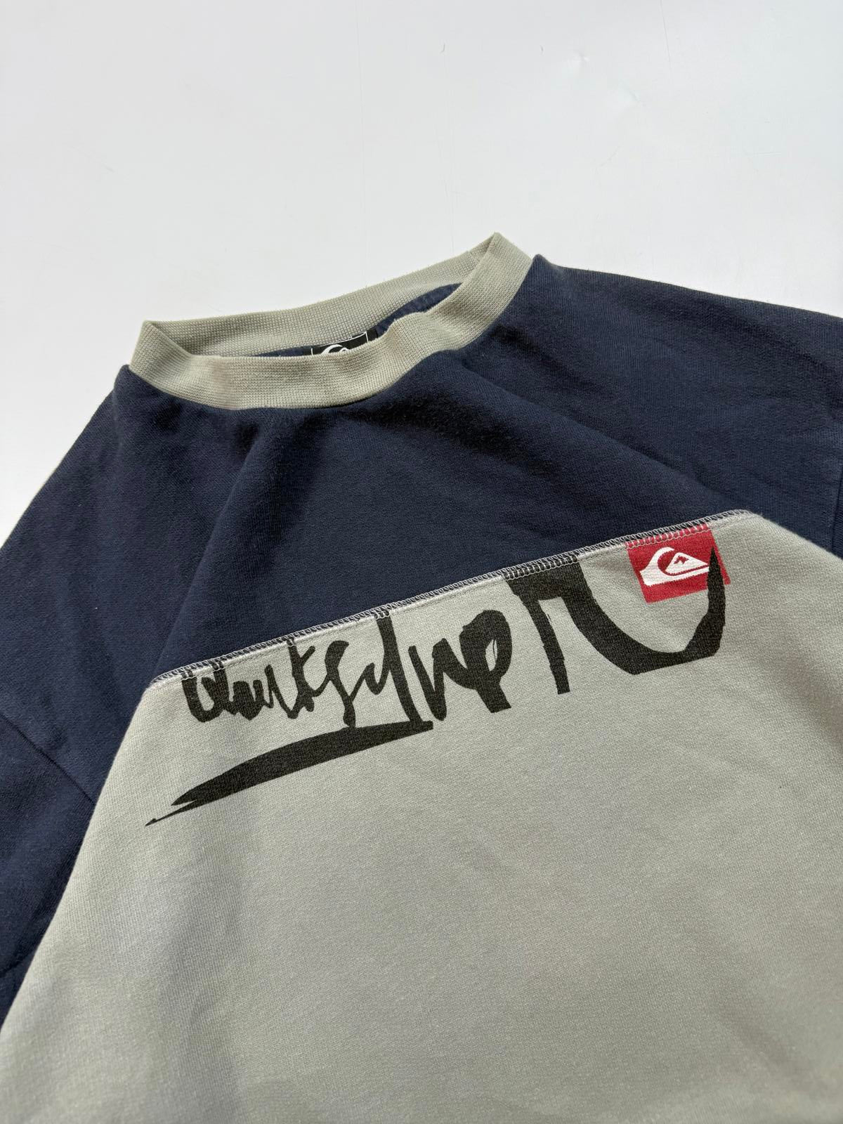Vintage Y2K Quiksilver spell out sweatshirt sweatshirt (M)