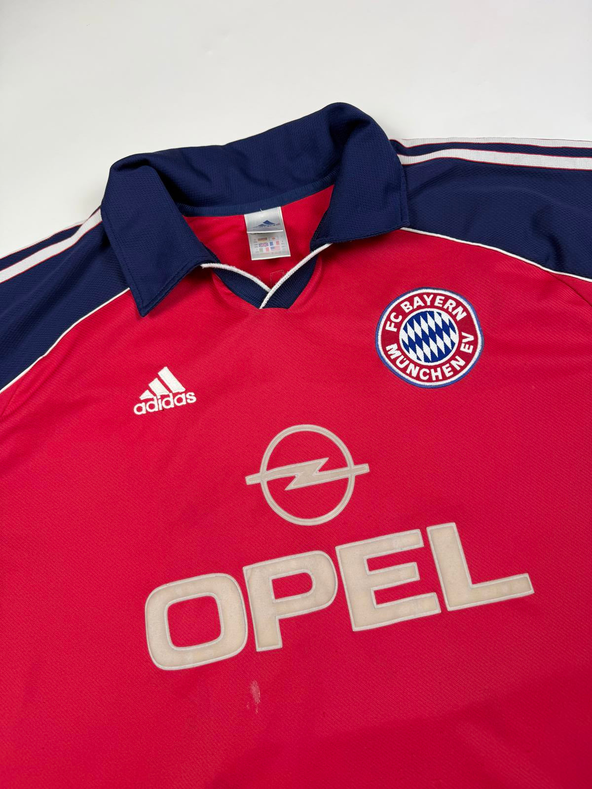 Vintage Bayern Munich 1999-01 Adidas home football shirt (XXL)