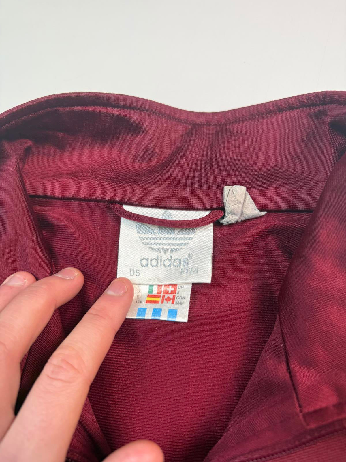 Vintage 90s Adidas originals track top (M)