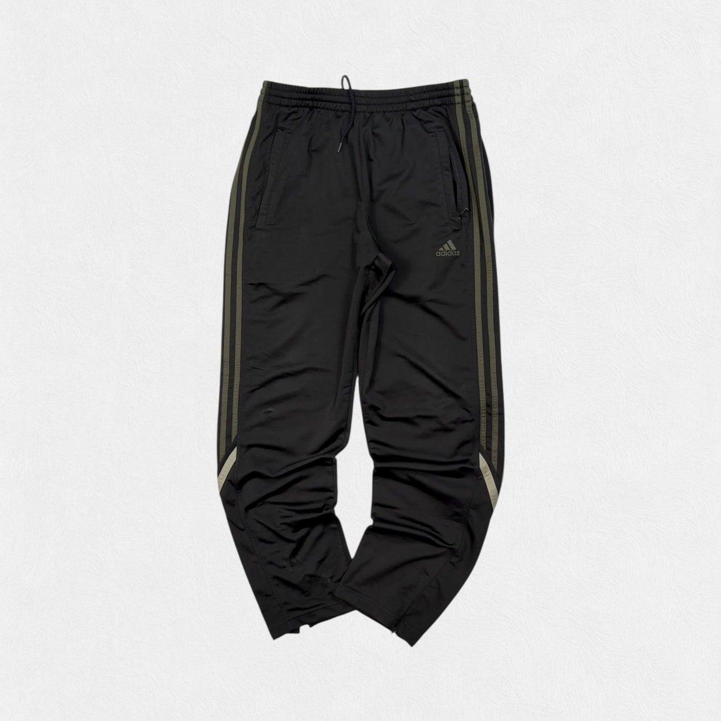 Vintage 90s Adidas side stripe track pants (M)