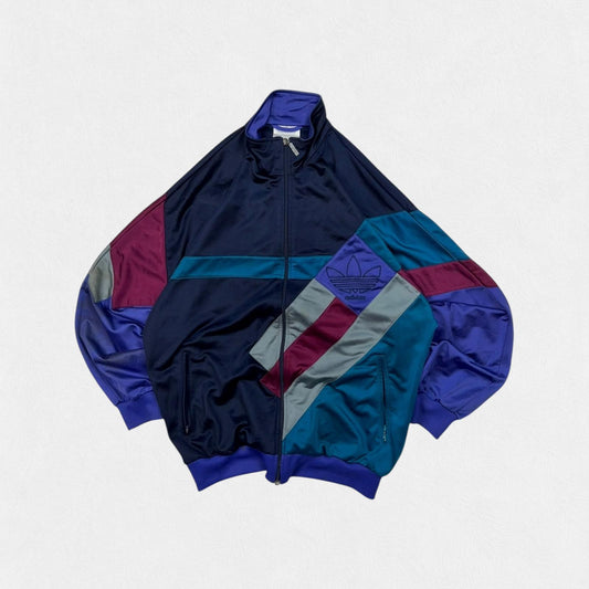 Vintage 90s adidas originals colour block track top (S)