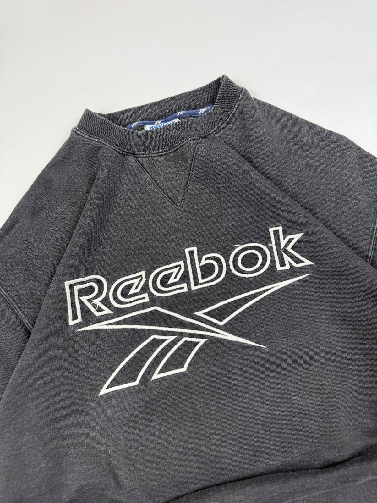 Vintage Reebok spell out sweatshirt (S)