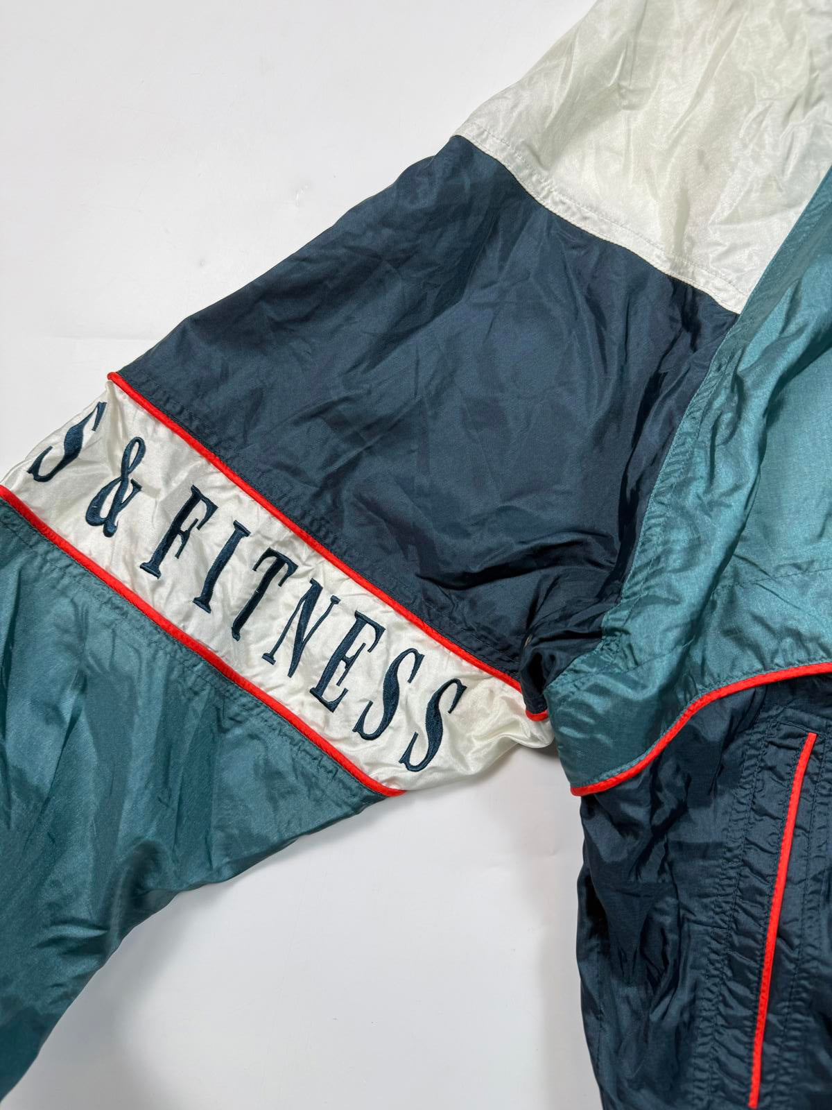 Vintage 90s Nike colour block track jacket (M)