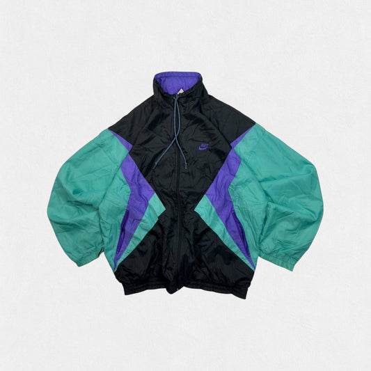 Vintage 80s Nike colour block track jacket (L)