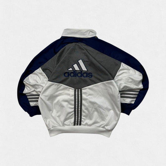 Vintage 90s Adidas colour block track jacket (M)