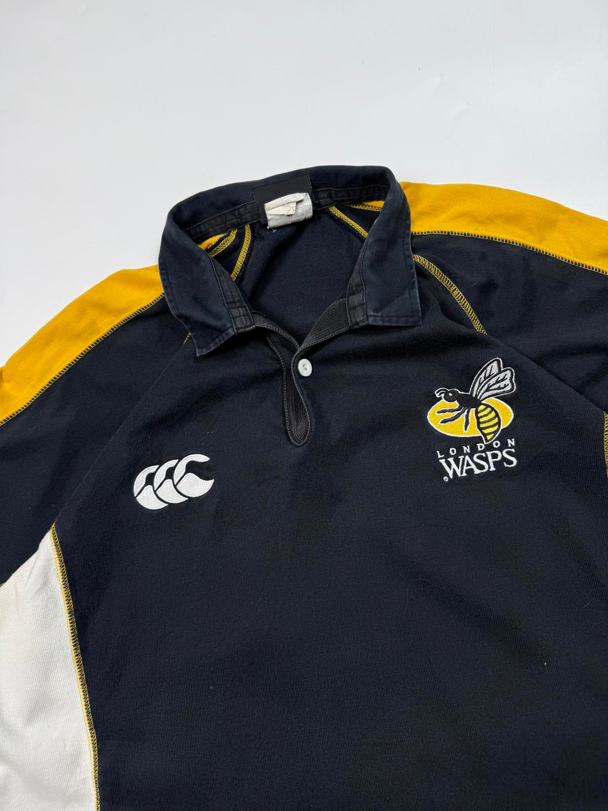 Vintage London Wasps Canterbury rugby union shirt (L)