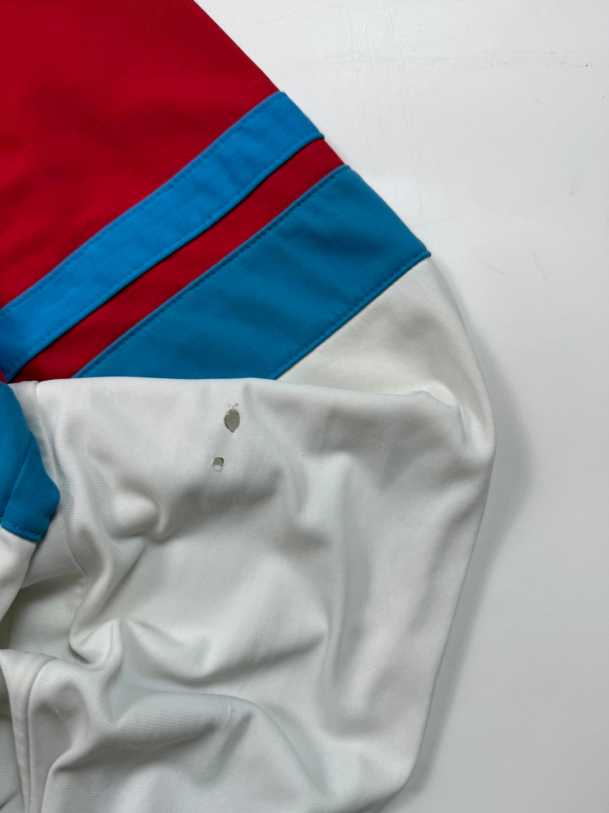 Vintage 80s Adidas originals colour block track top (M)