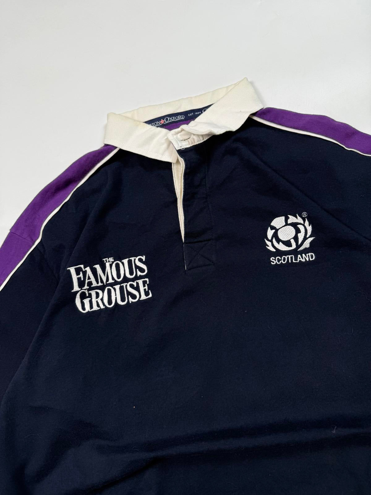 Vintage Scotland 1999/00 Cotton Oxford rugby union shirt (XL)