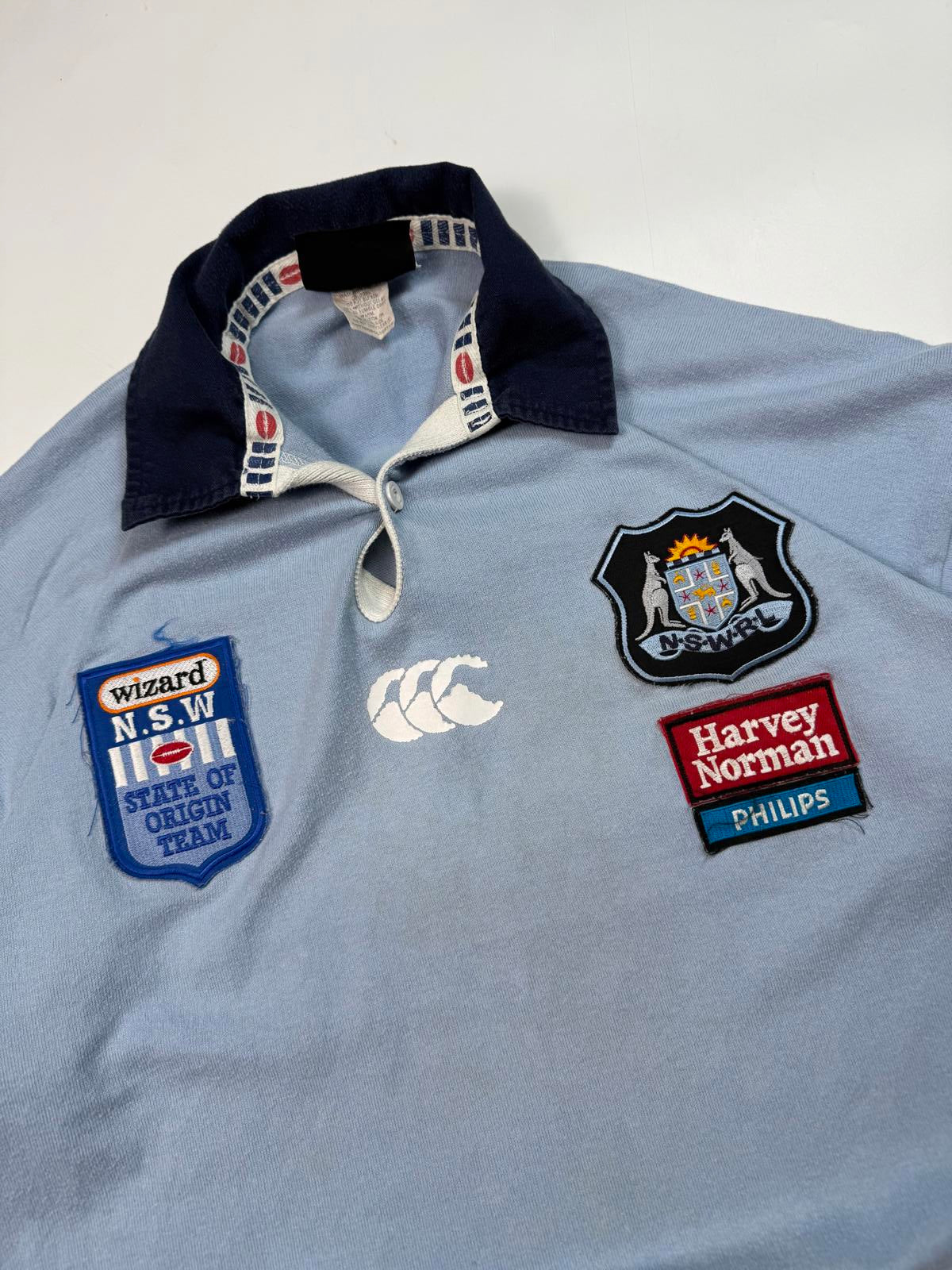 Vintage New South Wales Blues state of origin 1999/00 rugby league shirt (XL)