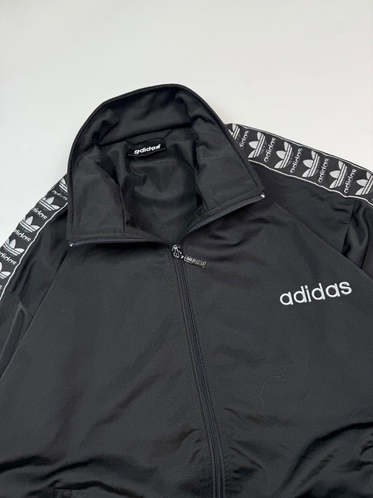 Vintage 90s adidas originals side stripe track top (M)