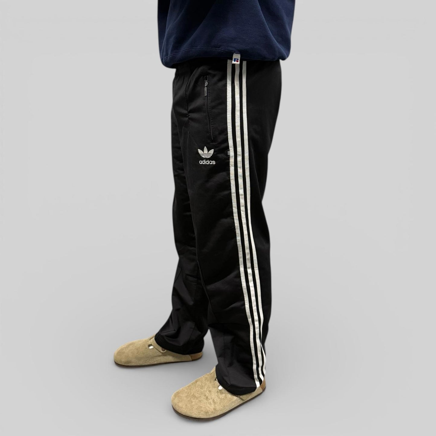 Vintage 90s adidas originals baggy track pants (L)
