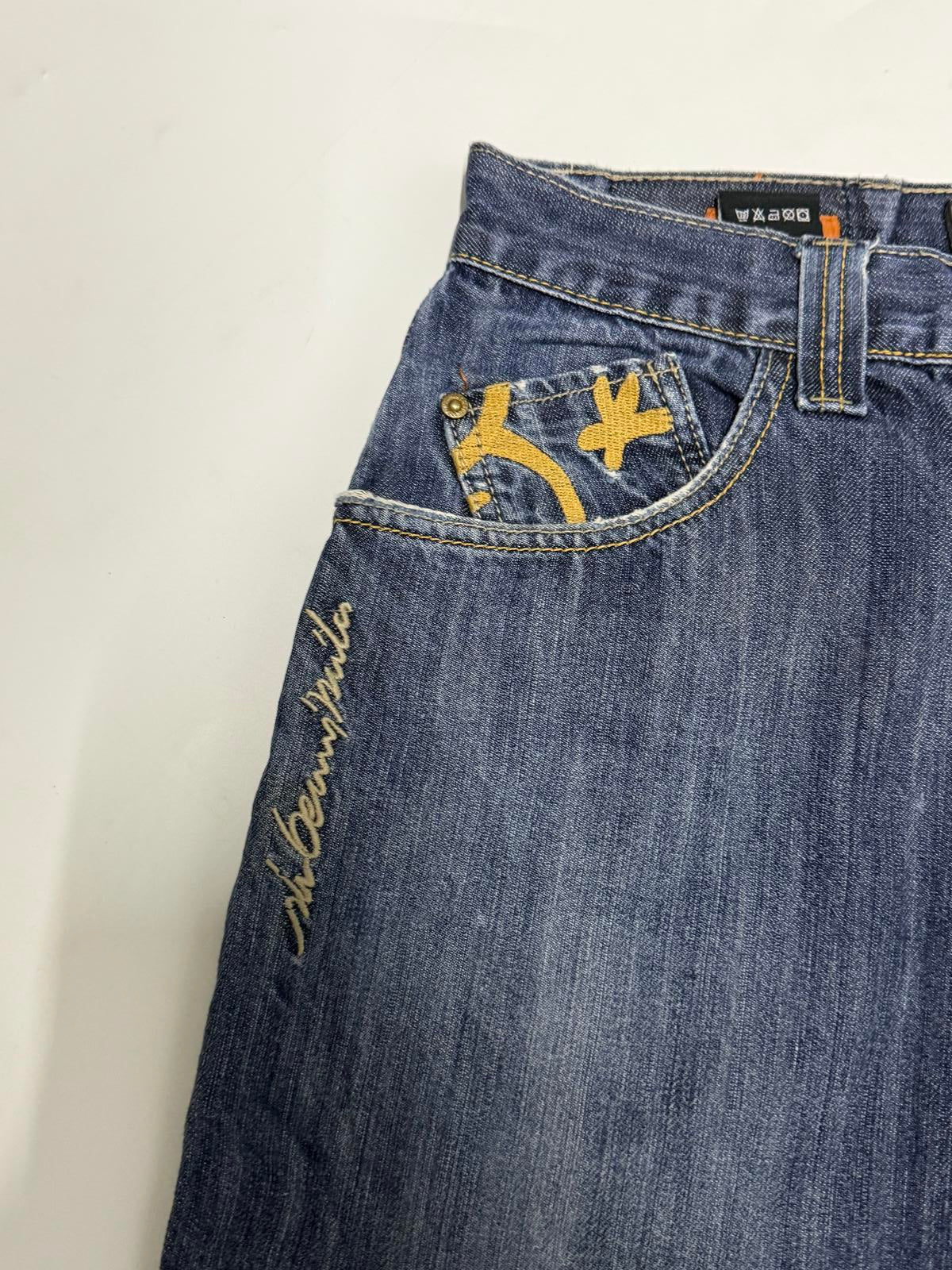 Vintage Sir Benni Miles baggy hip hop jeans (W34)