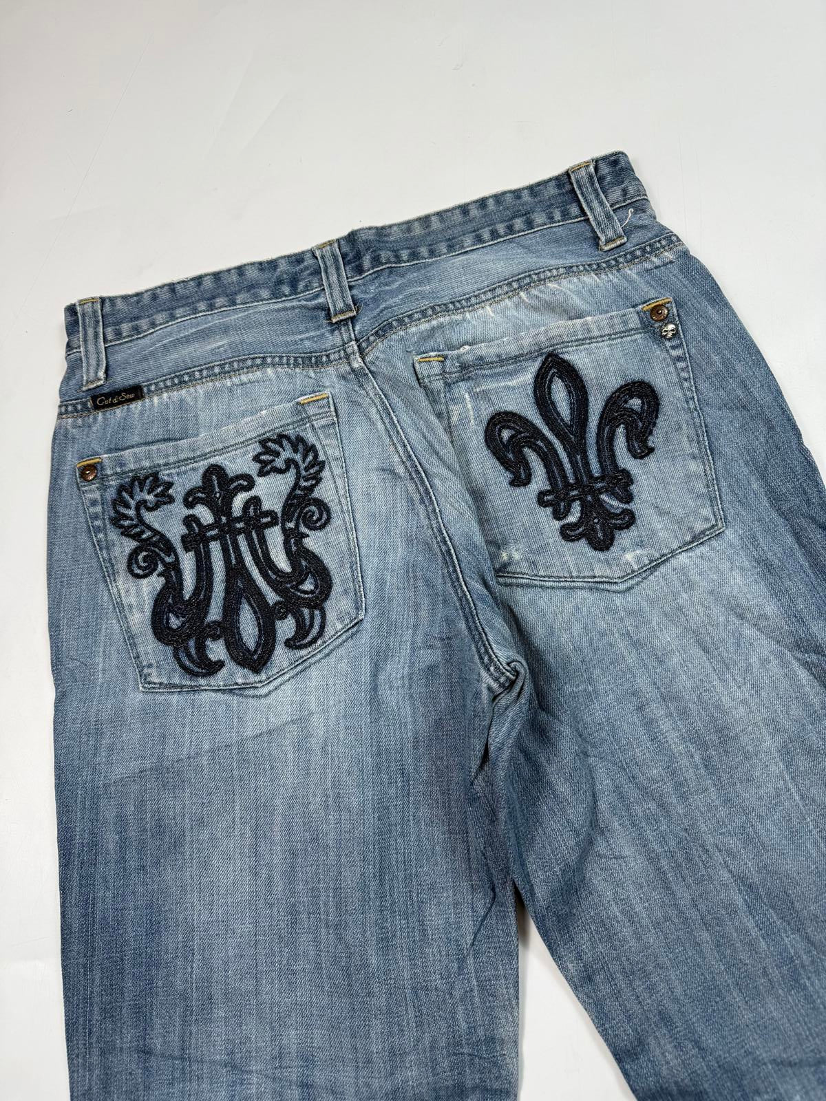 Vintage Y2K baggy hip hop Jeans (W34)