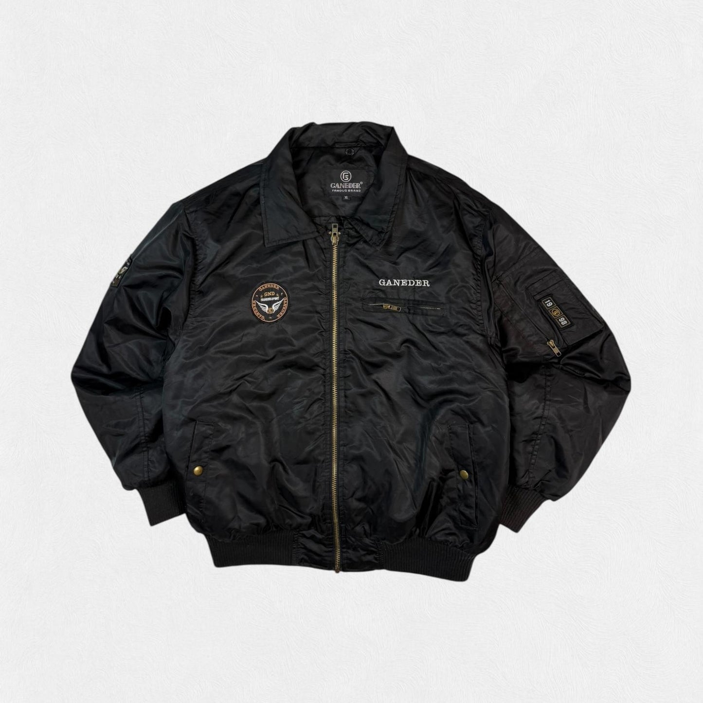 Vintage military flight bomber jacket (XL)