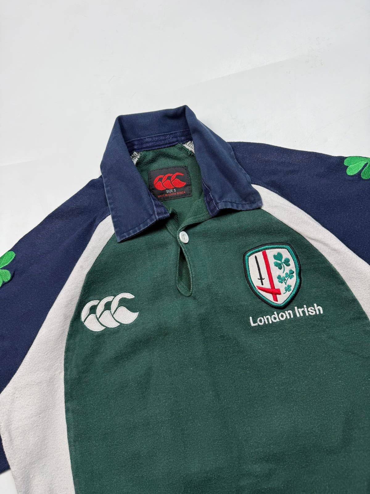 Vintage London Irish 2003/04 Canterbury rugby union shirt (S)
